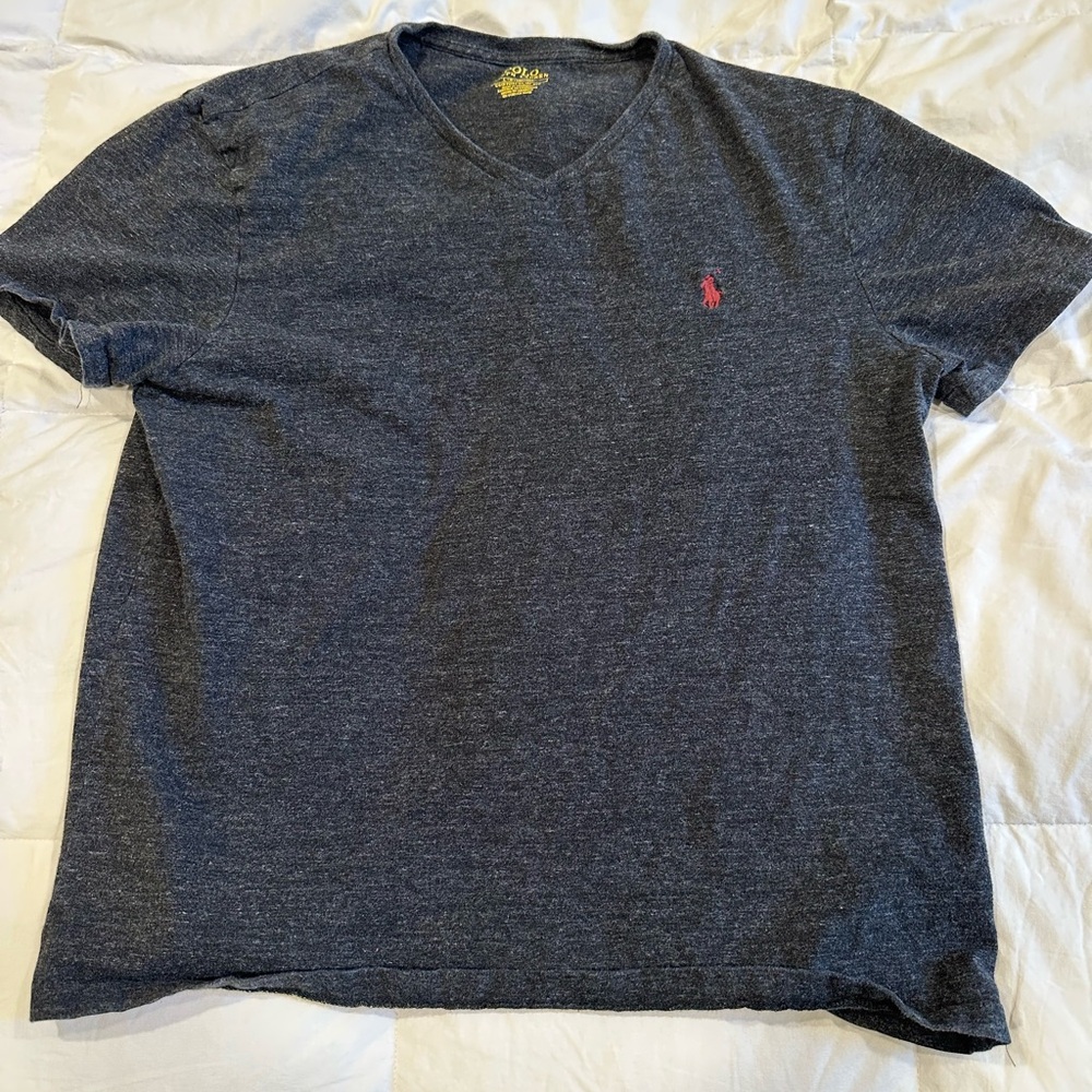 POLO V NECK T SHIRT